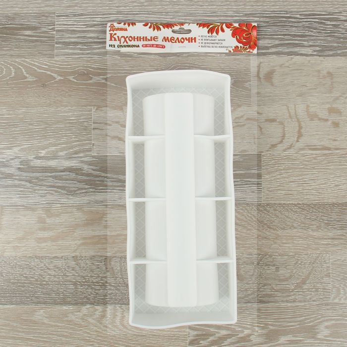 Форма для выпечки и муссовых десертов "Буше" 30х13х7,5 см, цвет белый