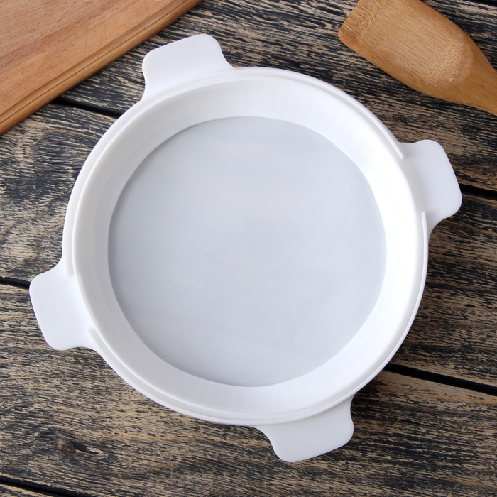 Форма для выпечки и муссовых десертов 19,5х5,5 см "Круг", цвет белый