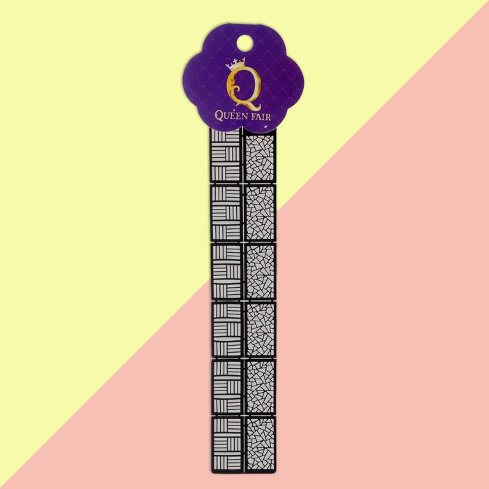 Трафареты для ногтей "Витраж", 12шт