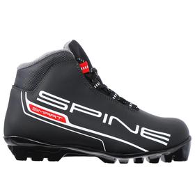 Ботинки лыжные Spine Smart 457, SNS, искусственная кожа, цвет чёрный, лого белый, размер 31 Ош