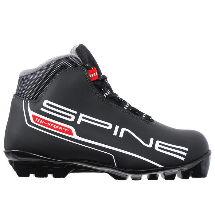 Ботинки лыжные Spine Smart 457, SNS, искусственная кожа, цвет чёрный, лого белый, размер 31