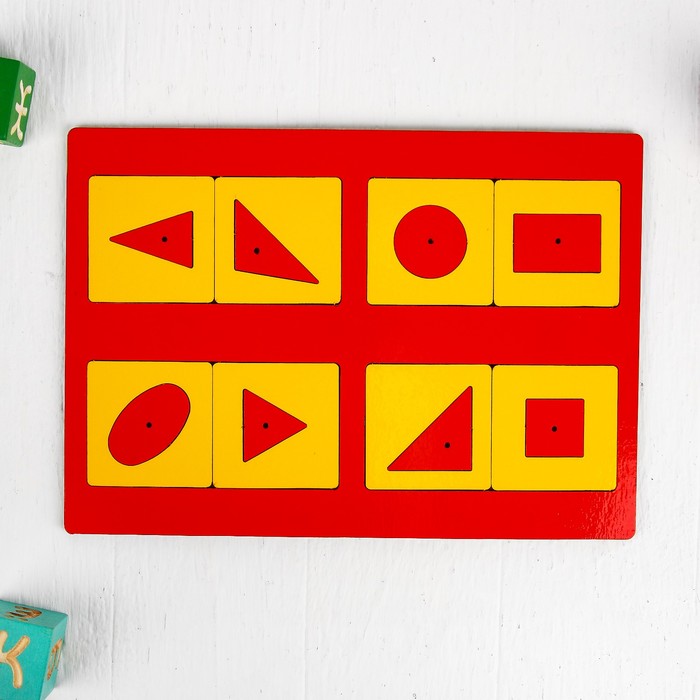 Рамки-вкладыши "Монтессори", 1 категория сложности, МИКС