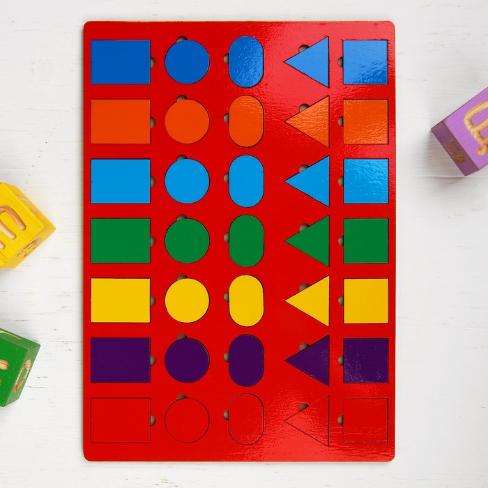 Геометрические фигуры "Радуга"