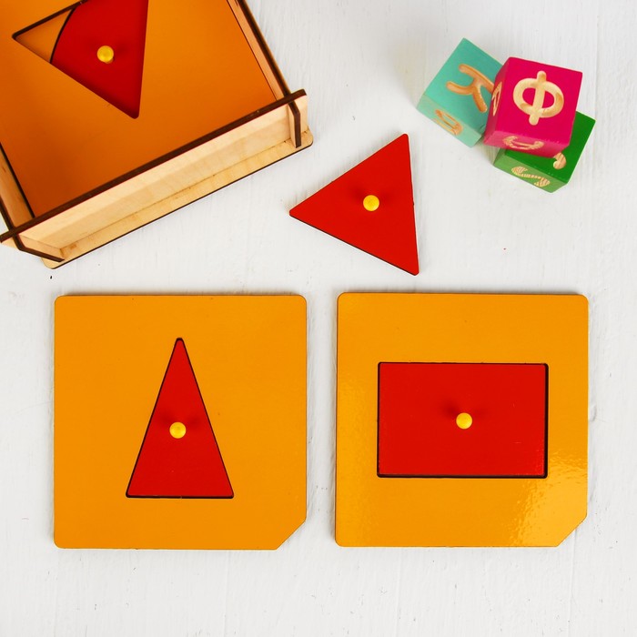 Рамки-вкладыши в коробке "Монтессори № 1"