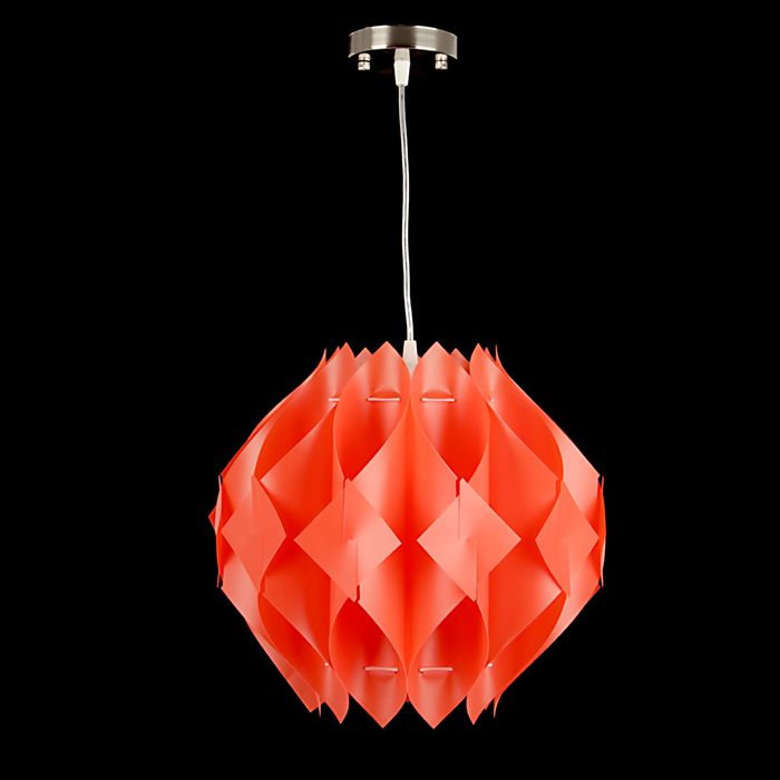 Люстра-подвес "Ромб", красный