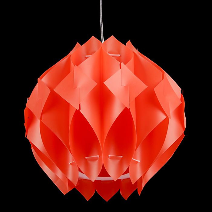 Люстра-подвес "Ромб", красный