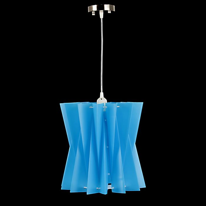 Люстра-подвес "Звезда", голубой