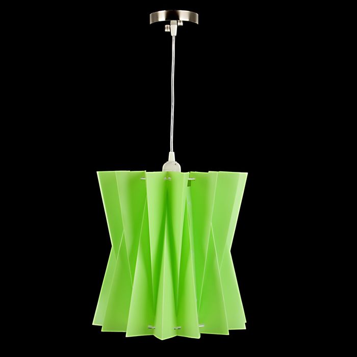 Люстра-подвес "Звезда", зелёный