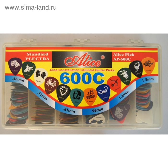 Коробка медиаторов Alice AP-600C 600 штук 4408₽