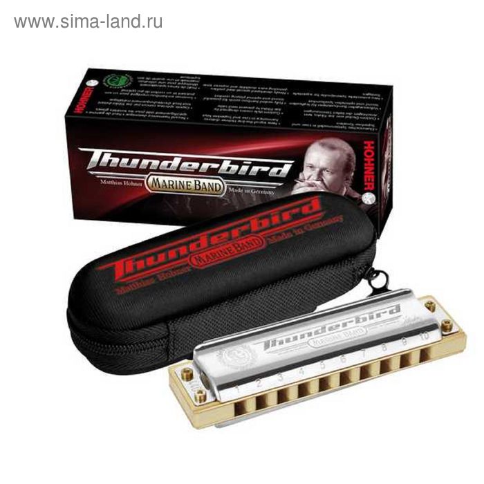 

Губная гармошка Hohner M201173 Marine Band Thunderbird A-low