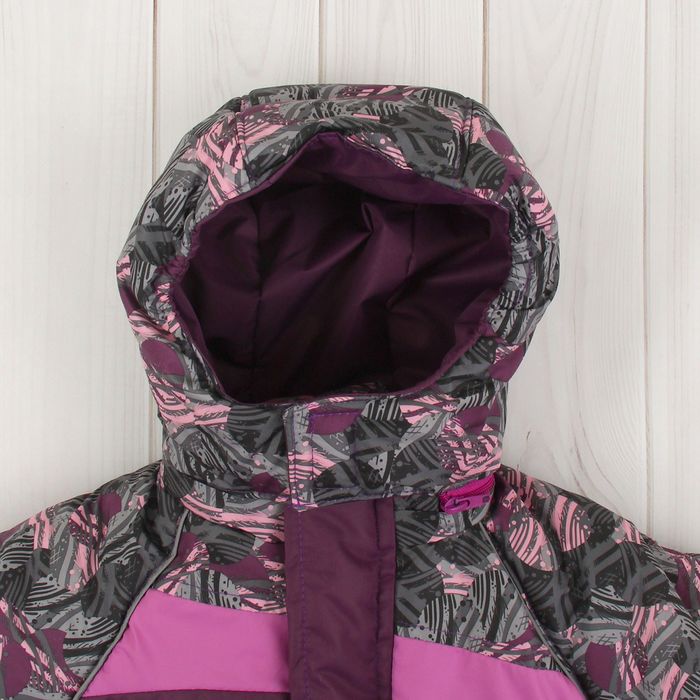 Комбинезон для девочки, рост 92 см, цвет фиолетовый КУМ-17_М