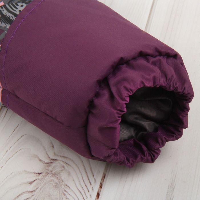 Комбинезон для девочки, рост 92 см, цвет фиолетовый КУМ-17_М