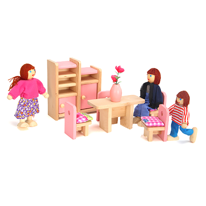 Набор мебели для кукольного домика"Кухня", 8 шт., без кукол