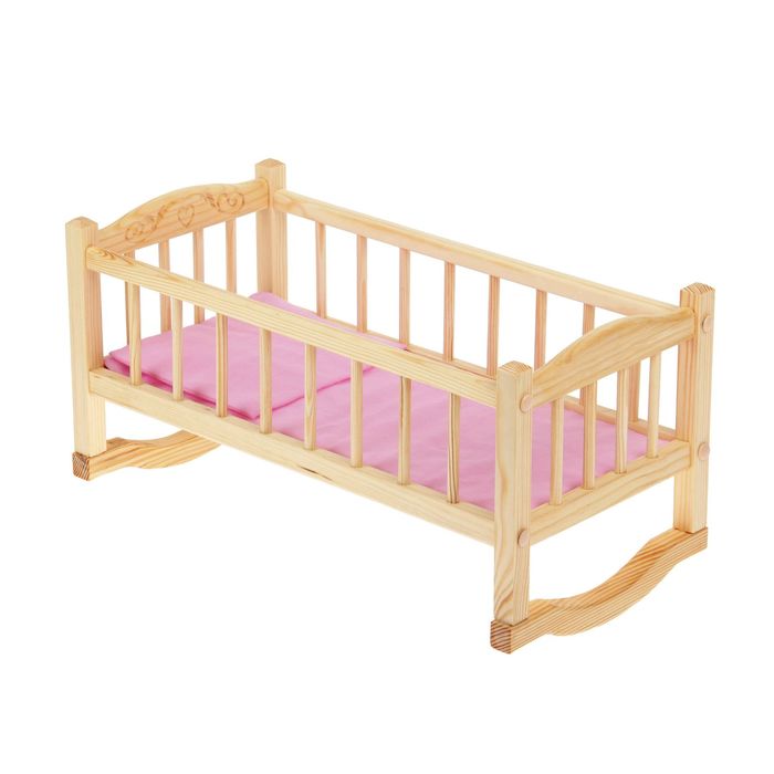 Люлька-качалка с текстилем, высота бортика: 13,5 см