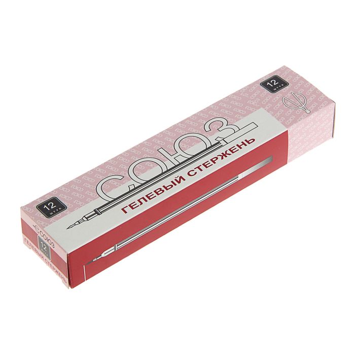 Стержень гелевый 139 мм Союз 0.5 мм чёрный