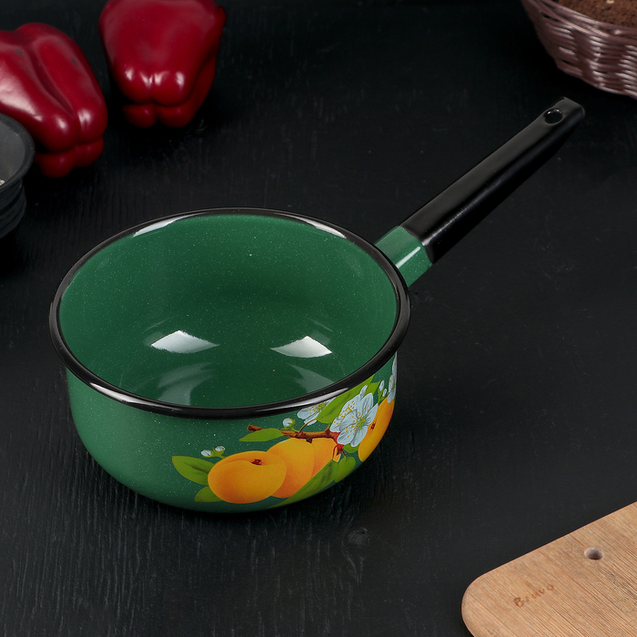 Ковш 1,5 л "Абрикос", цвет зелёный