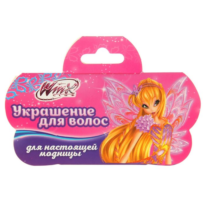 Ободок с бантом "Самая стильная", феи ВИНКС: Стелла, 11 х 3,5 см