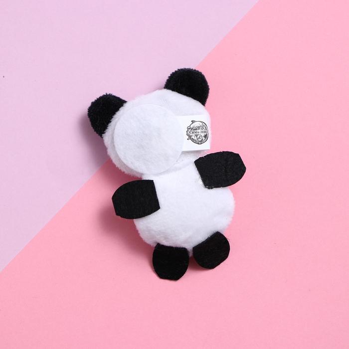 Мягкий магнит "Люблю", пандочка