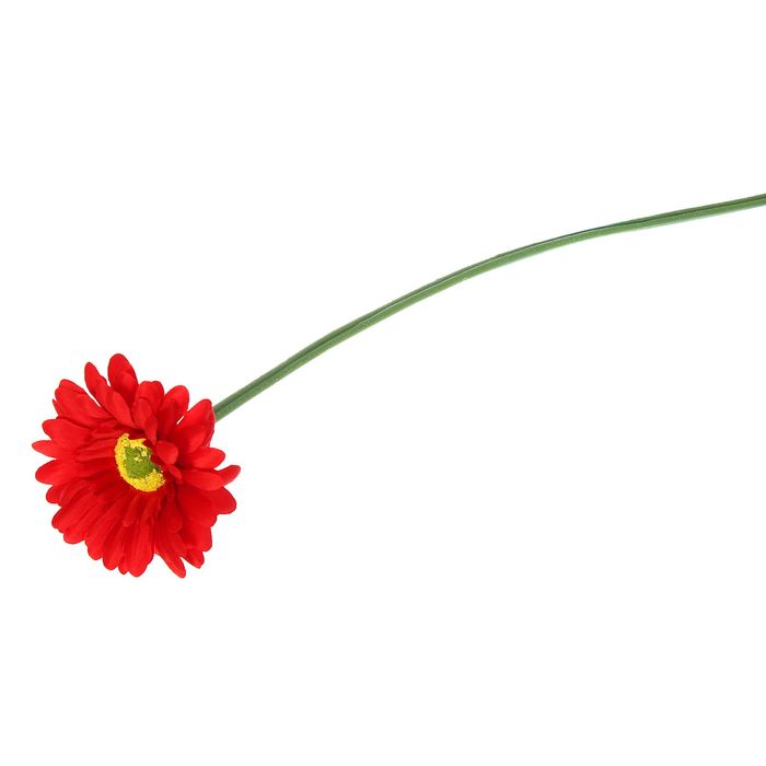 Цветок искусственный "Гербера Искра" красная