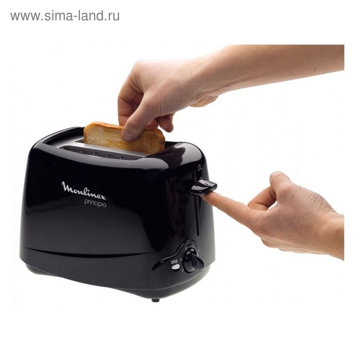

Тостер Moulinex TT 110232 Principio, 850 Вт, 2 тоста, черный