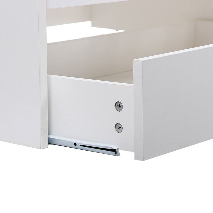 Детская кровать-трансформер «КТМ-МДФ», цвет белый