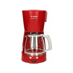 Кофеварка Bosch TKA 3A034, капельная, 1100 Вт, 1.25 л, красная от Сима-ленд