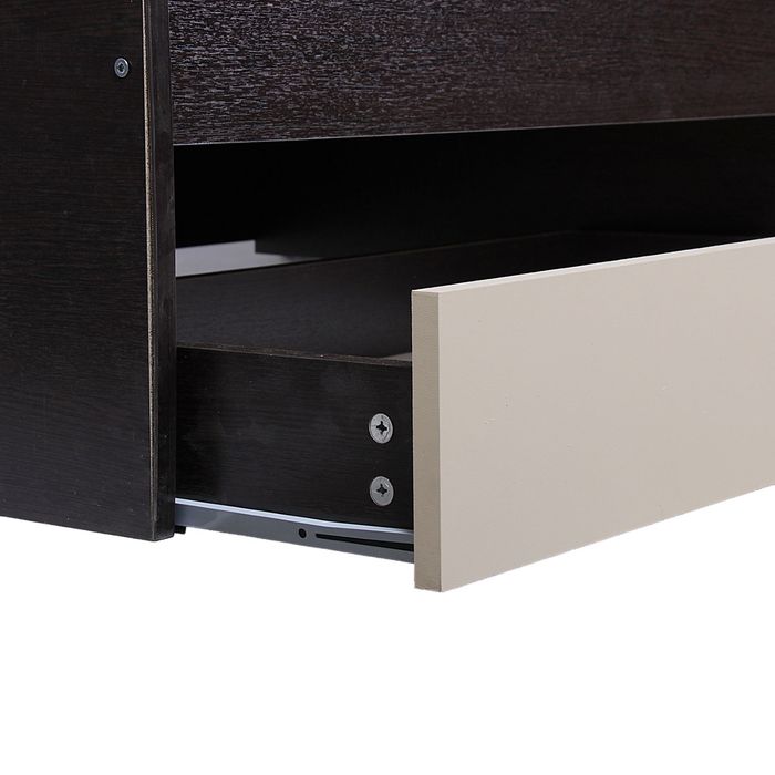 Детская кровать-трансформер «Мишки», с пеленальным столиком, цвет венге-ваниль