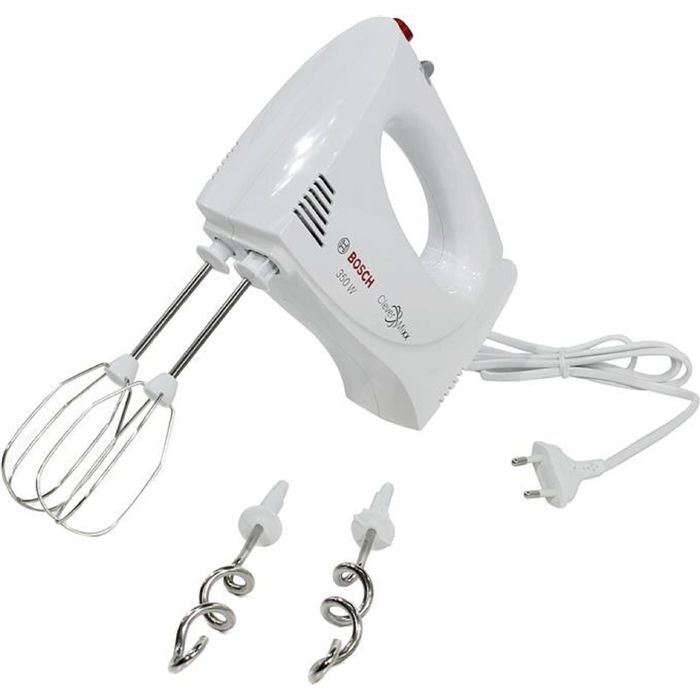 Миксер Bosch MFQ 3030, 350 Вт, 4 скорости, ручной, белый