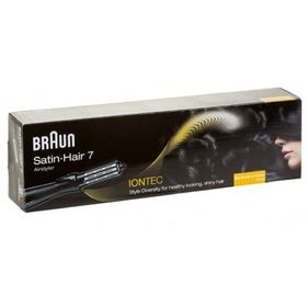 Фен-щётка Braun AS 720 Satin Hair 7, 700 Вт, 2 режима, 2 насадки, ионизация, чёрная