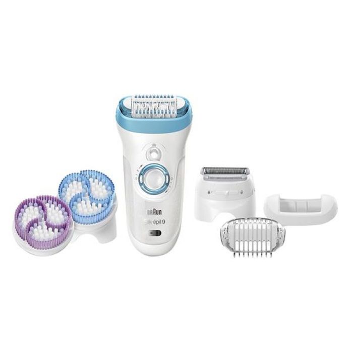 Эпилятор Braun 9961e Silk-epil 9, 2 скорости, насадка для пилинга, триммер, массажер