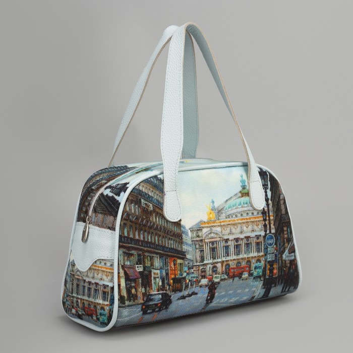 Сумка женская на молнии, 1 отдел, цвет коричневый