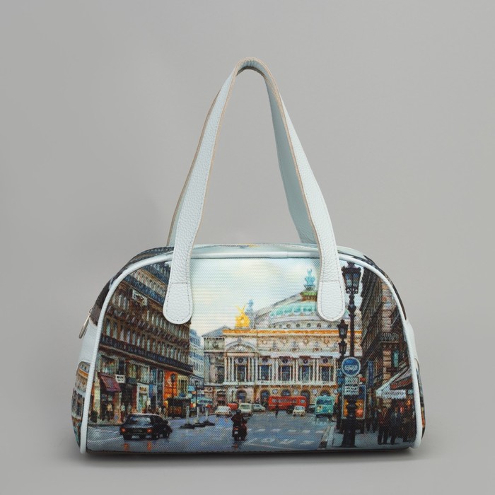 Сумка женская на молнии, 1 отдел, цвет коричневый