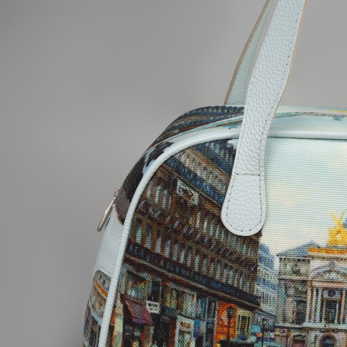 Сумка женская на молнии, 1 отдел, цвет коричневый