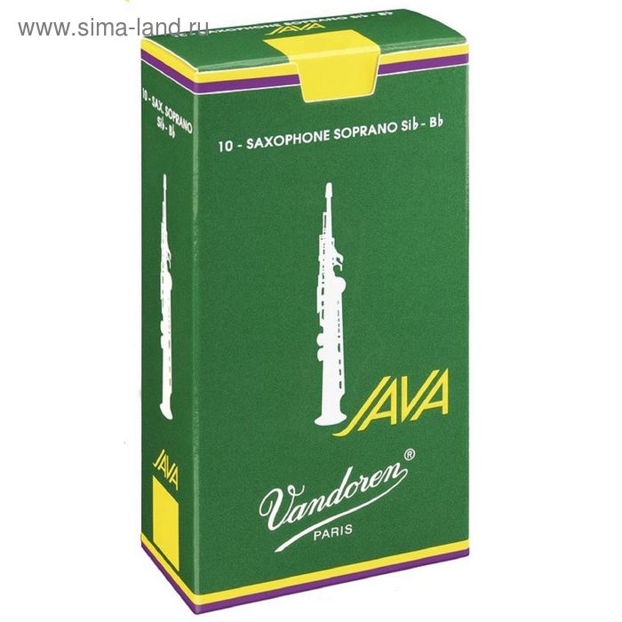 

Трости для саксофона Сопрано Vandoren SR303 JAVA №3 (10шт)