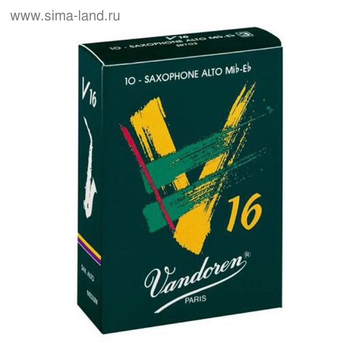 

Трости для саксофона Альт Vandoren SR7025 V16 №2,5 (10шт)