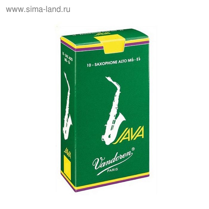 

Трости для саксофона Альт Vandoren SR262 JAVA Альт №2 (10шт)
