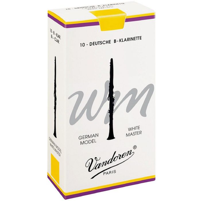 Трости для кларнета Bb Vandoren CR1635 WHITE MASTER №3,5 (10шт)