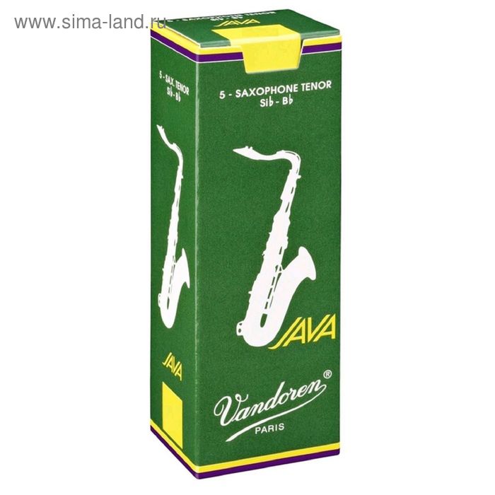 

Трости для саксофона Тенор Vandoren SR272 JAVA №2 (5шт)