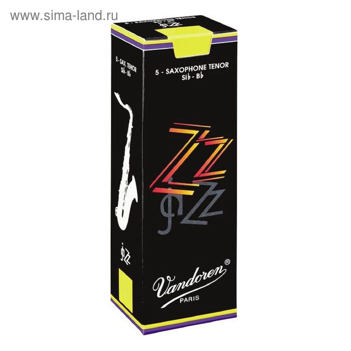 

Трости для саксофона Тенор Vandoren SR4225 ZZ №2,5 (5шт)