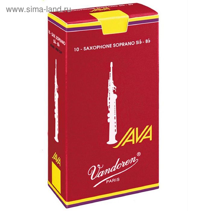 

Трости для саксофона Сопрано Vandoren SR302R JAVA Red Cut №2 (10шт)
