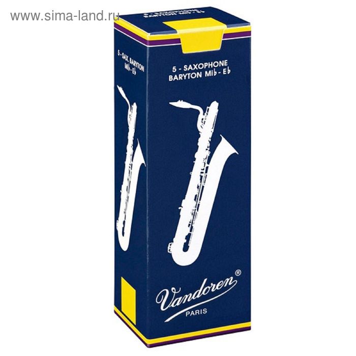 

Трости для саксофона Баритон Vandoren SR242 №2 (5шт) Традиционные