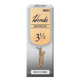 

Трости для саксофона баритон Rico RHKP5BSX350 Hemke, размер 3.5, 5шт