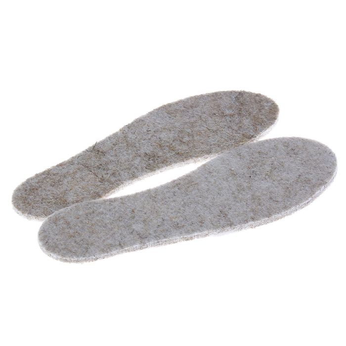 Стельки для обуви "Арктика", 41-42 р-р, пара, цвет серый