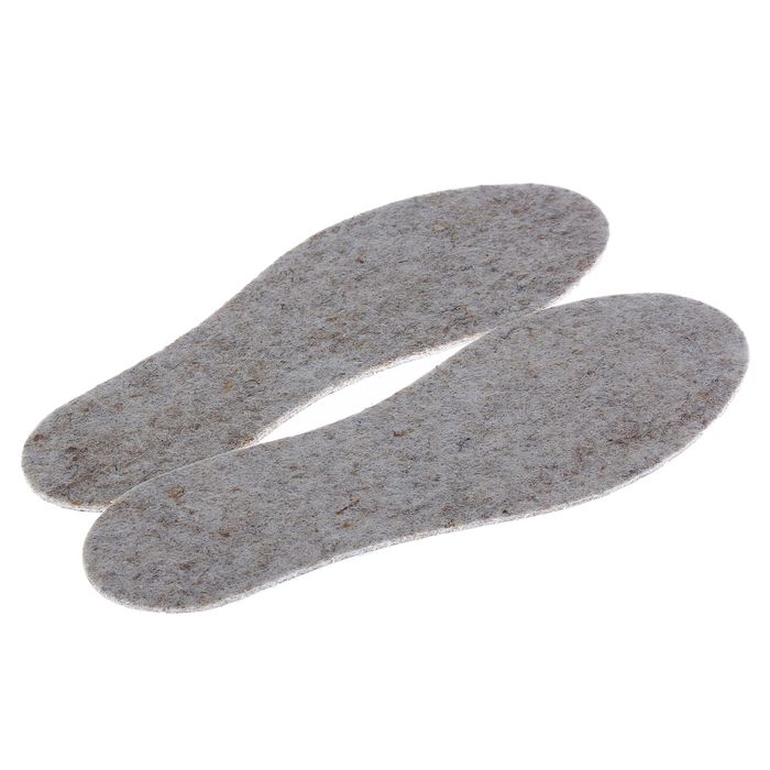 Стельки для обуви "Эффект термоса", 35-36 р-р, пара, цвет серый