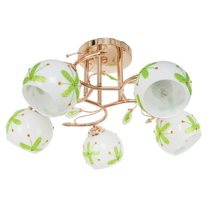 Люстра подвесная "Рико" 1 лампа 60W E27 хром 125х18х18 см