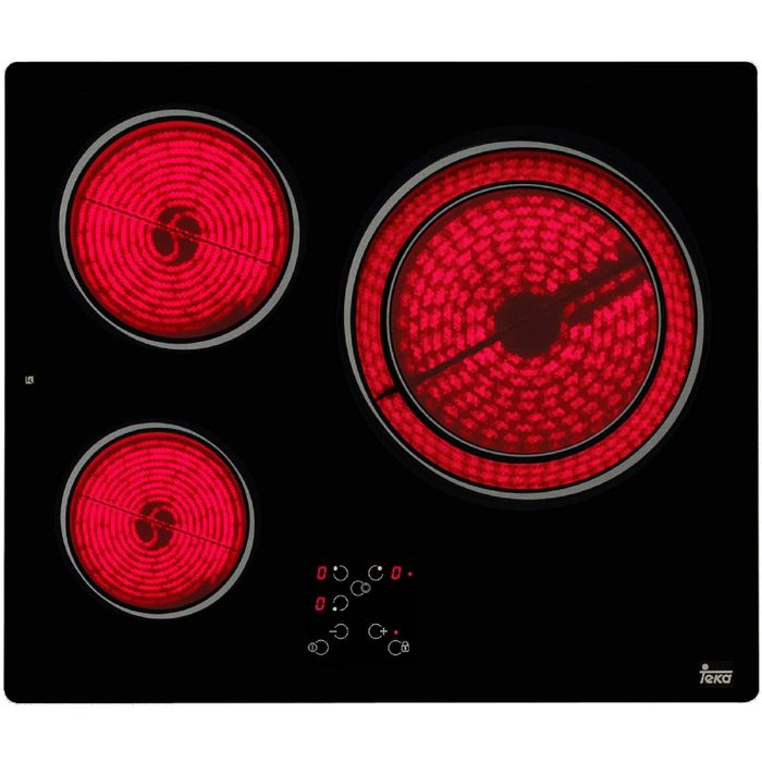 Варочная поверхность Teka TB 630, электрическая, 3 конфорки, черный
