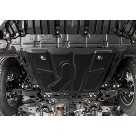 

Защита картера и КПП АвтоБРОНЯ для Toyota RAV4 XA30 рестайлинг (V - 2.0; 2.2D; 2.4; 3.5) 2010-2013, сталь 1.8 мм, с крепежом, 111.05709.1