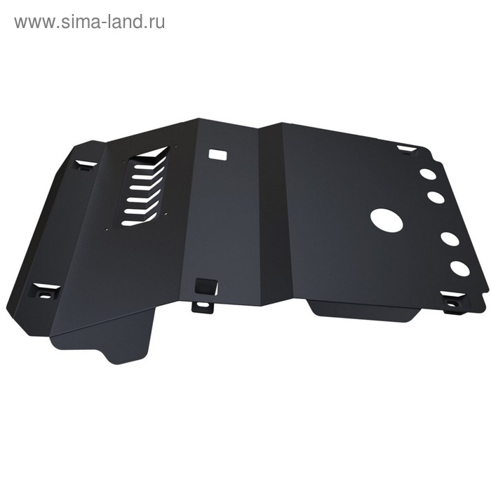 фото Защита картера автоброня для toyota land cruiser prado 120 2002-2009 г.в., сталь 1.8 мм, без крепежа, 1.05731.1