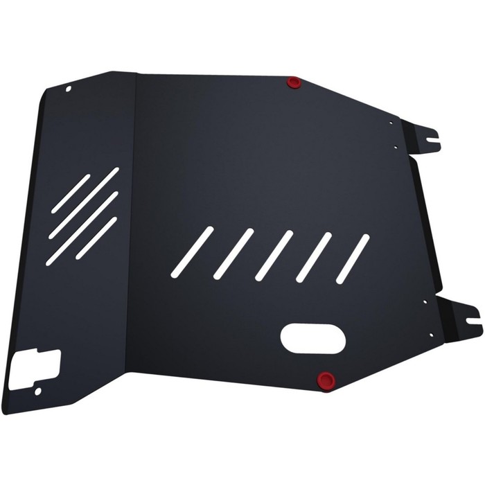 Защита картера и КПП АвтоБРОНЯ для Honda Pilot (V - 3.5) 2008-2011, крепеж в комплекте, сталь, 2 мм, 111.02105.3