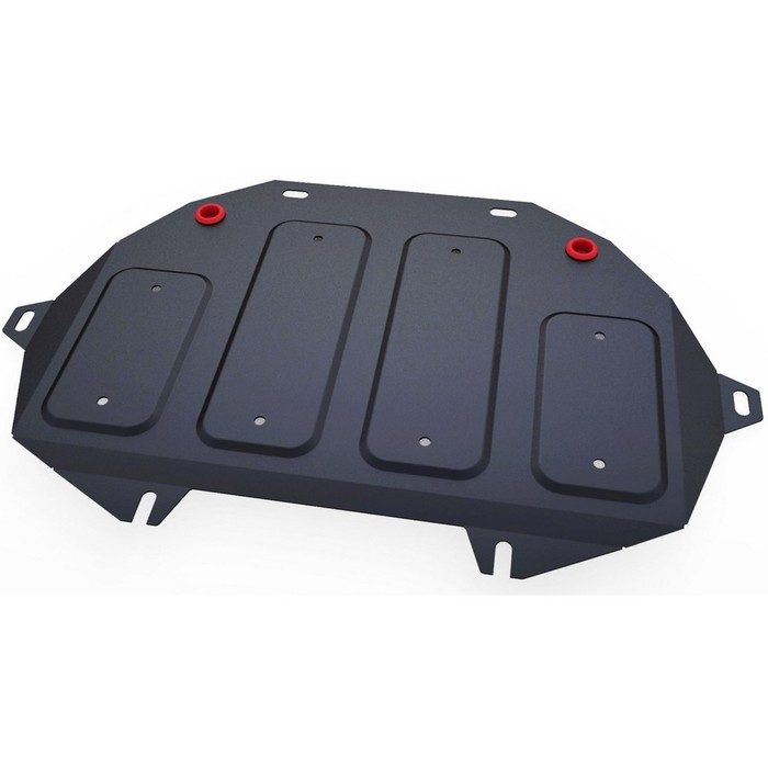 Защита картера АвтоБРОНЯ (часть 2) для Hyundai Genesis G90 (V - 3.3 / 4WD) 2016-н.в., крепеж в комплекте, сталь, 2 мм, 111.02354.1